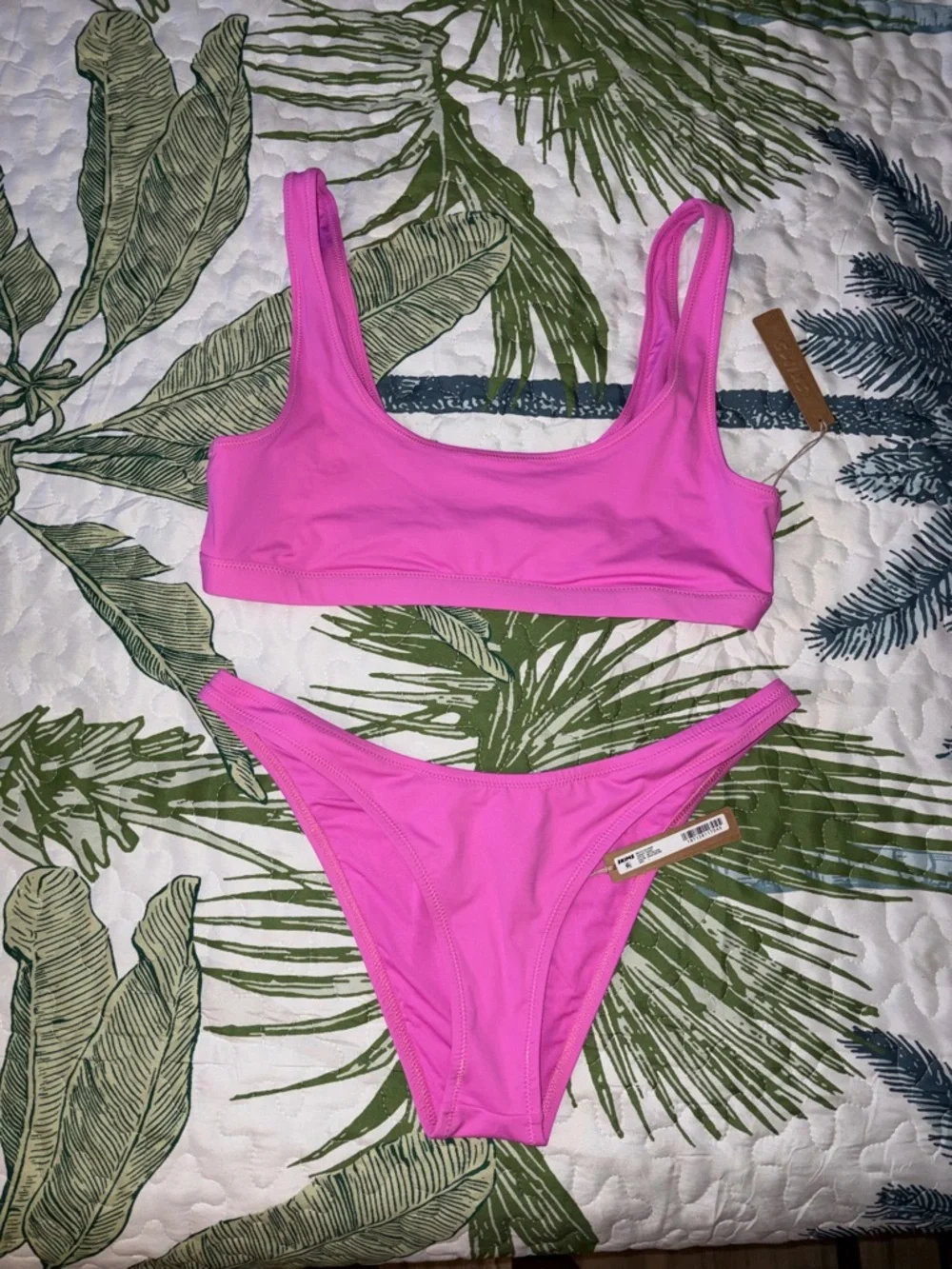 SKIMS Hot Pink Bikini Set